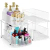Sorbus Set Of 2 Mesh 2 Tier White Under Sink Organizers In White