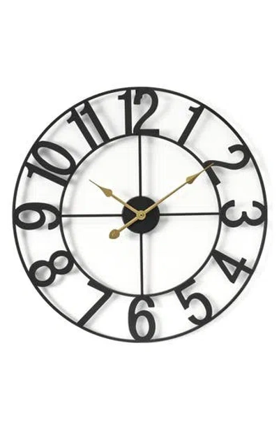 Sorbus 24 Inch Numeral Wall Clock In Black