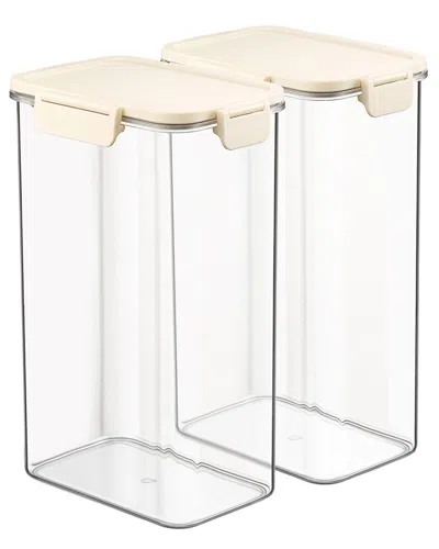 Sorbus 2-pack 105.82oz Stackable Food Storage Containers In Transparent