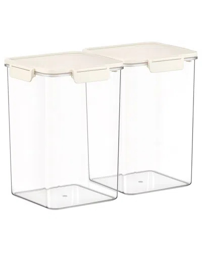 Sorbus 2-pack 158.73oz Stackable Food Storage Containers In Transparent