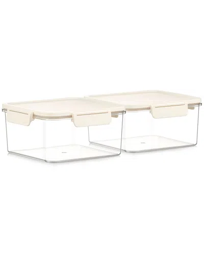 Sorbus 2-pack 45.86oz Stackable Food Storage Containers In Transparent