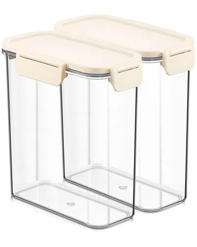 Sorbus 2-pack 45.86oz Stackable Food Storage Containers In Transparent