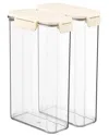 Sorbus 2-pack 70.55oz Stackable Food Storage Containers In Transparent