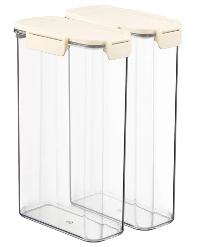 Sorbus 2-pack 70.55oz Stackable Food Storage Containers In Transparent