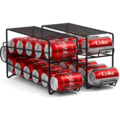 Sorbus 2-pack Can Dispenser Racks In Black