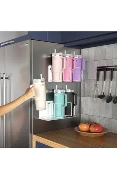 Sorbus 2-pack Tumbler Organizer Racks In White