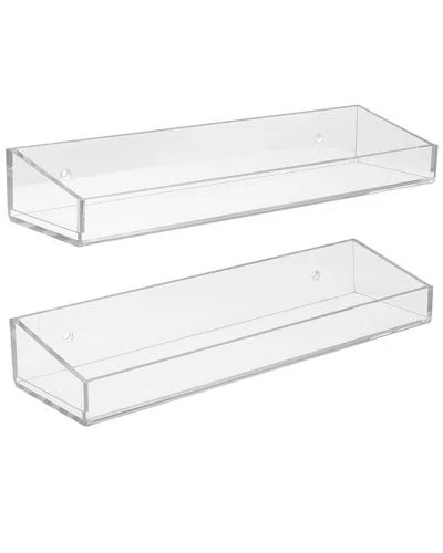 Sorbus 2pc Acrylic Bathroom Shelves