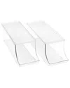 Sorbus 2pc Soda Can Organizer With Lid For 12 Cans