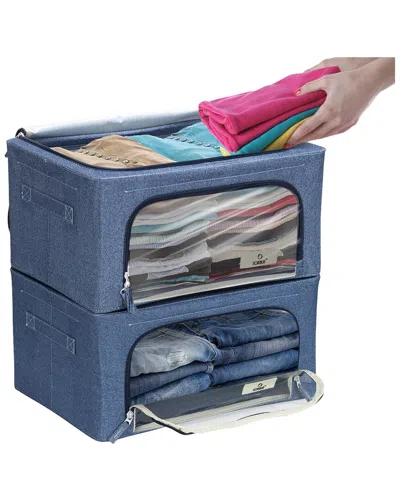 Sorbus 2pc Storage Box With Window In Nocolor