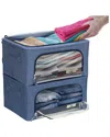 Sorbus 2pc Storage Box With Window In Blue