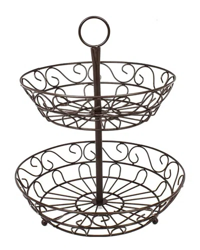 Sorbus 2-tier Countertop Fruit & Bowl Stand