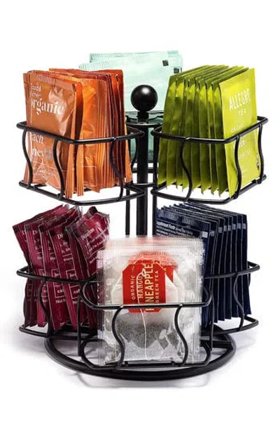 Sorbus 2-tier Tea Bag Organizer In Black