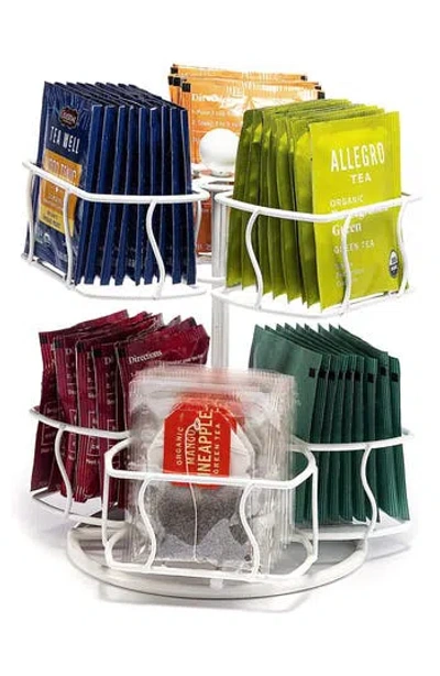 Sorbus 2-tier Tea Bag Organizer In White