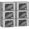 Sorbus 3-pack Foldable Storage Boxes In Gray