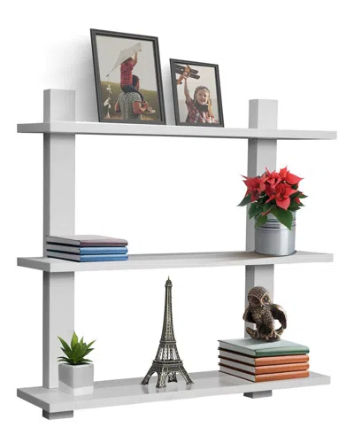 Sorbus 3 Tier Floating Shelves In Nocolor