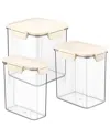 Sorbus 3-pack Large Stackable Food Storage Containers