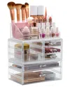 Sorbus 3pc Large Makeup Storage Organizer Set
