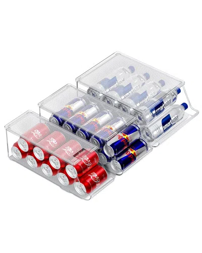 Sorbus 3pc Soda Can Organizer In Clear