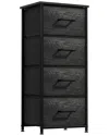 Sorbus 4-drawer Dresser In Black