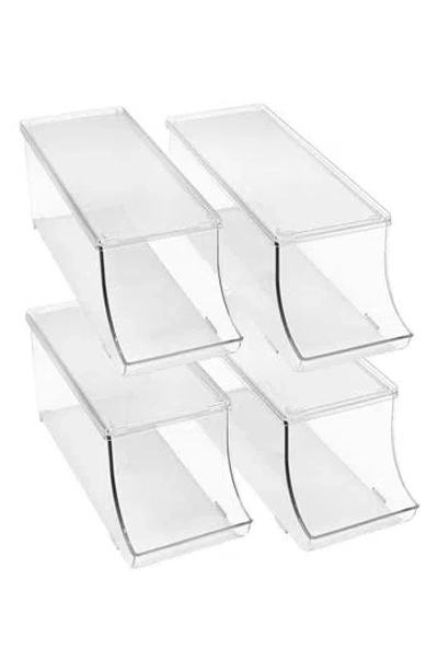 Sorbus 4-pack Can Organizer In Clear