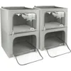 Sorbus 4-pack Foldable Storage Boxes In Gray