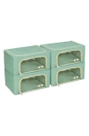 Sorbus 4-pack Foldable Storage Boxes In Teal