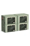 Sorbus 4-pack Jumbo Foldable Storage Boxes In Green