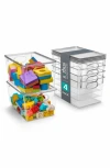 Sorbus 4-pack Large Toy Organizer Clear Plastic Storage Bins In Clear
