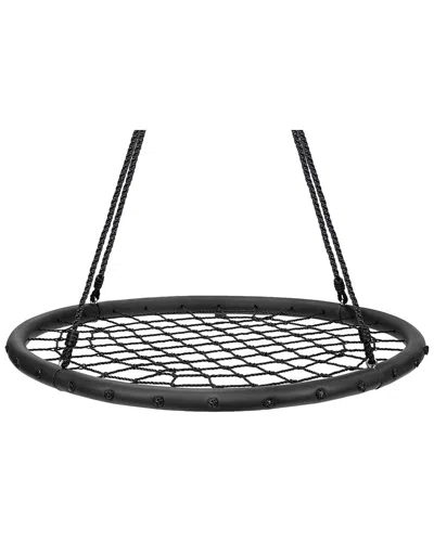 Sorbus 40in Web Spinner Swing In Black