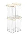 Sorbus 4-pack 105.82oz Stackable Food Storage Containers In Transparent