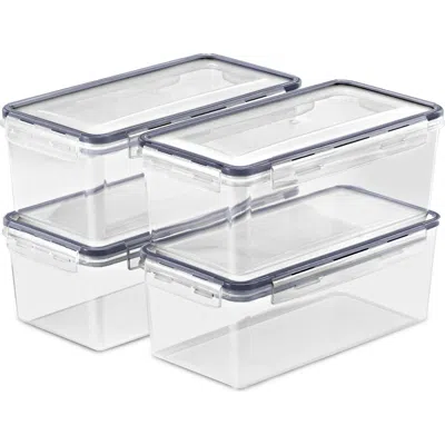 Sorbus 4-pack 108 Oz. Food Storage Containers In Transparent