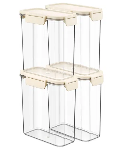 SORBUS SORBUS 4-PACK 45.86OZ STACKABLE FOOD STORAGE CONTAINERS