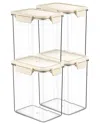 Sorbus 4-pack 63.49oz Stackable Food Storage Containers