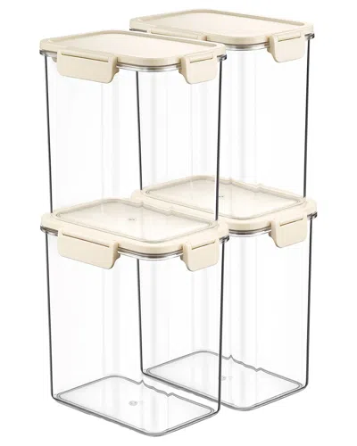 SORBUS SORBUS 4-PACK 63.49OZ STACKABLE FOOD STORAGE CONTAINERS
