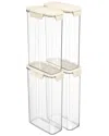 Sorbus 4-pack 70.55oz Stackable Food Storage Containers In Transparent