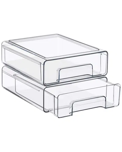 SORBUS SORBUS 4PC STACKABLE PULL OUT STORAGE DRAWERS