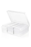 Sorbus 4x6 Photo Storage With Case In Clear
