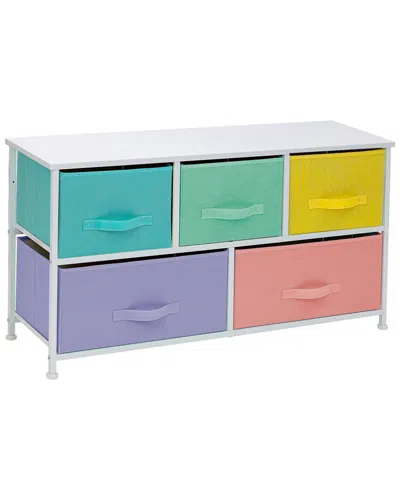 Sorbus 5 Drawer Storage Chest In Multi