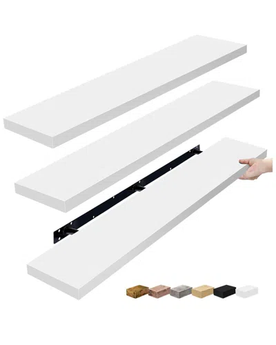 Sorbus 55in Xl 3-pack Shelves In White
