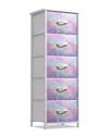 Sorbus 5-drawer Tower Nightstand In Multi