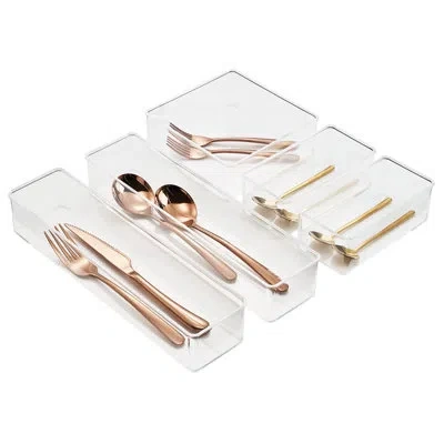 Sorbus 5-piece Kitchen Pantry Drawer Organizer Set In Clear