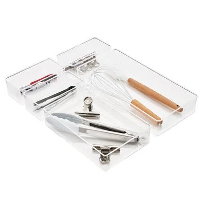 Sorbus 5-piece Kitchen Pantry Drawer Organizer Set In Clear