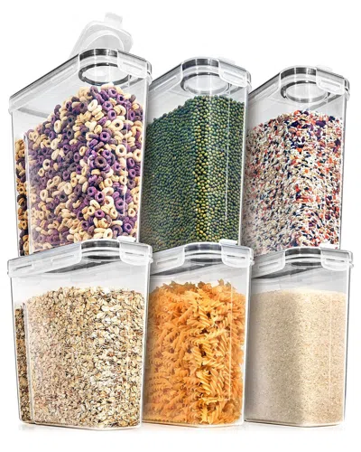 Sorbus 6-pack Airtight Food Storage Dispensers In Transparent