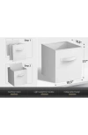 Sorbus 6-pack Collapsible Storage Cubes