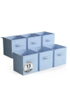 Sorbus 6-pack Large Collapsible Storage Bins In Blue