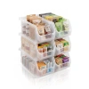 Sorbus 6 Pack Medium Open Front Stackable Kitchen Storage Bin – Pantry & Cabinet Organizer In White