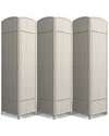 Sorbus 6 Panel Room Divider In Beige