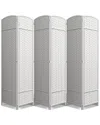 Sorbus 6 Panel Room Divider In White