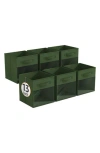 Sorbus 6-pack Collapsible Storage Cube In Green