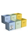 Sorbus 6-pack Large Collapsible Storage Bins In Multi